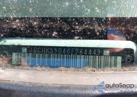 2006 Chevrolet Silverado 3500 Lt1 из США, поврежденный, VIN 1GCHK39D46E264449